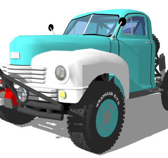 超精细汽车模型 卡车 1949NashWrecker1_SU2015